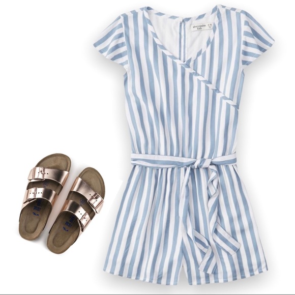 {Abercrombie Kids} Striped Romper - Picture 7 of 7